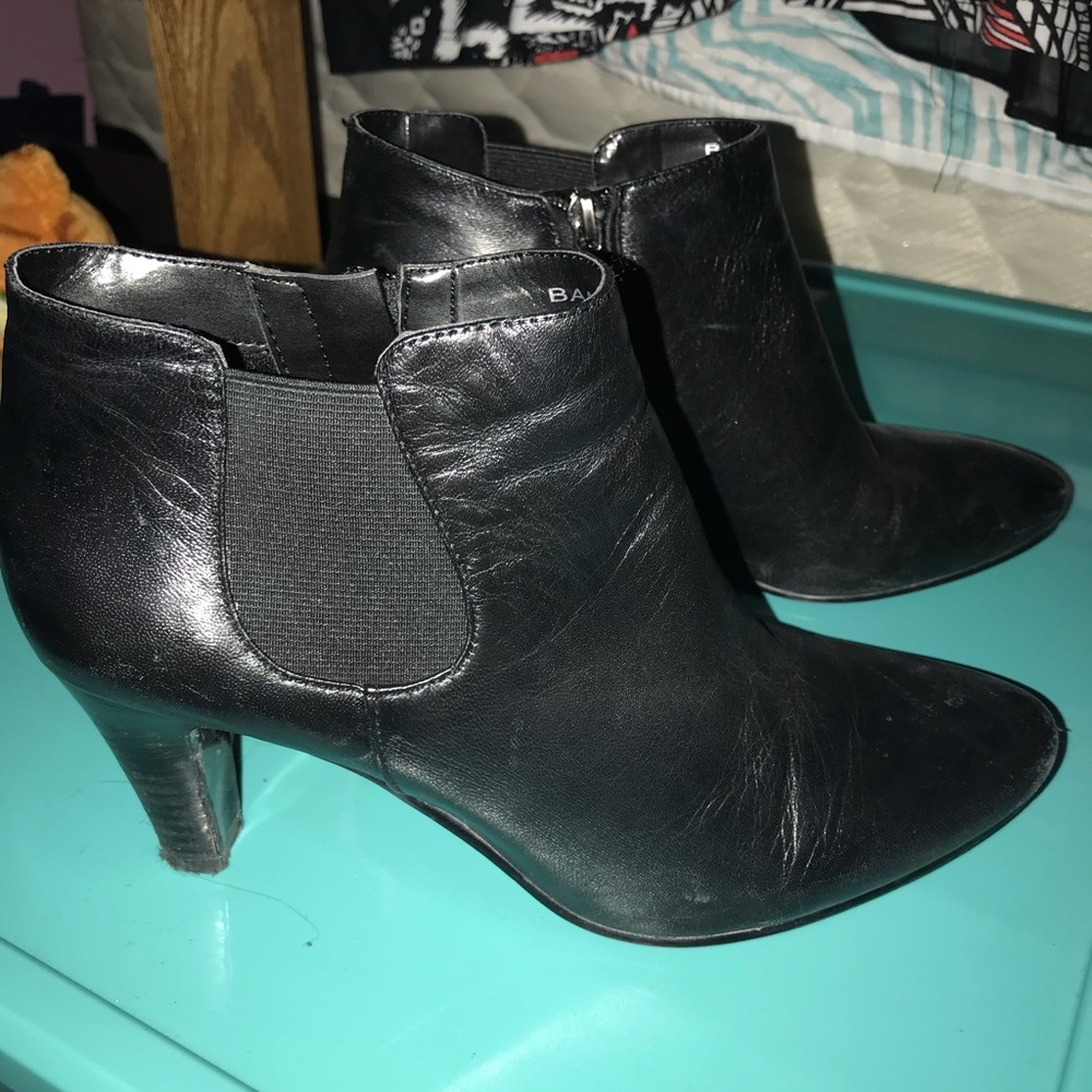High heeled booties